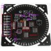 Bouwkit Klok Roterende RGB-LED's 130x130mm