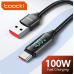 Kabel USB-C - USB-A 1M 6A Toocki